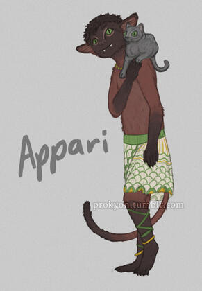 Appari (god of children, Steel the Wolf)