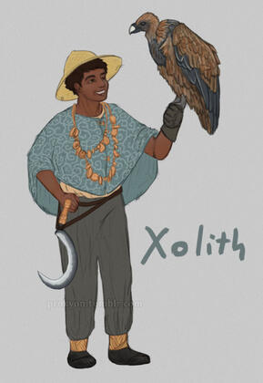 Xolith (god of death, Steel the Wolf)
